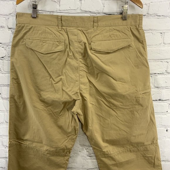 Banana Republic Slacks Mens Sz 35 x 32 Beige Pants Relaxed Fit - Picture 7 of 10